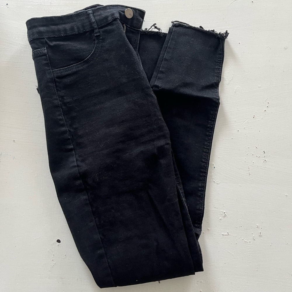 Zara black skinny jeans